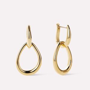 Gold drop earrings
